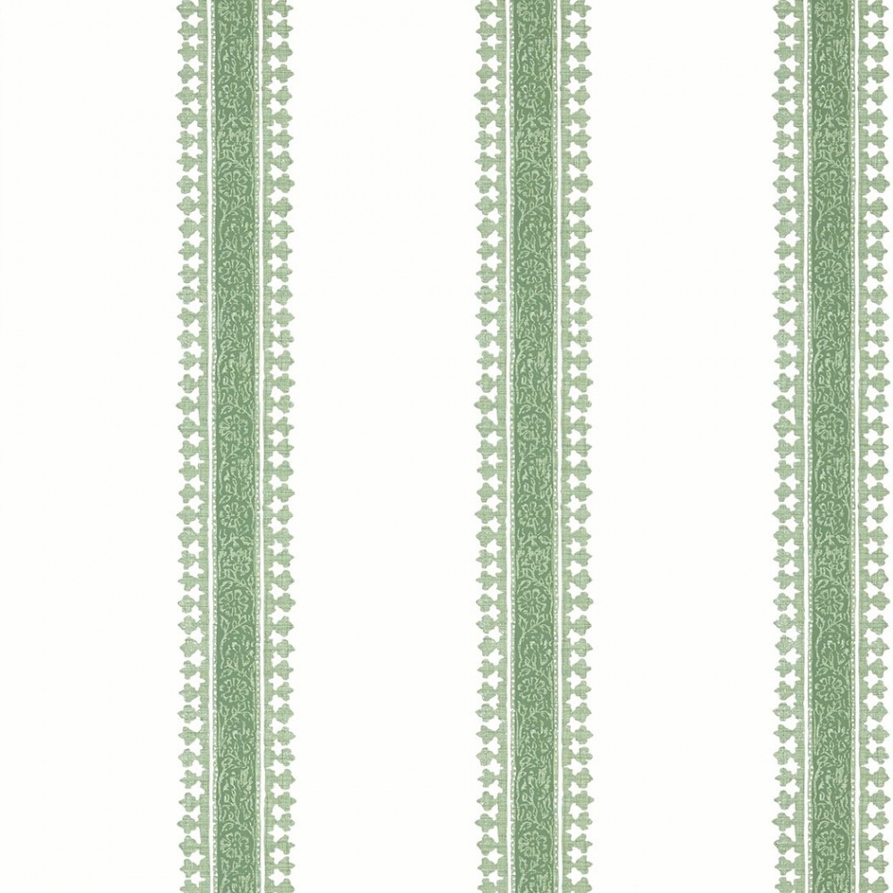 Thibaut Cambridge Stripe Wallpaper in Green